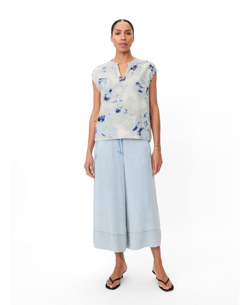 Women's Maportia Denim Wide-Leg Culotte Trouser