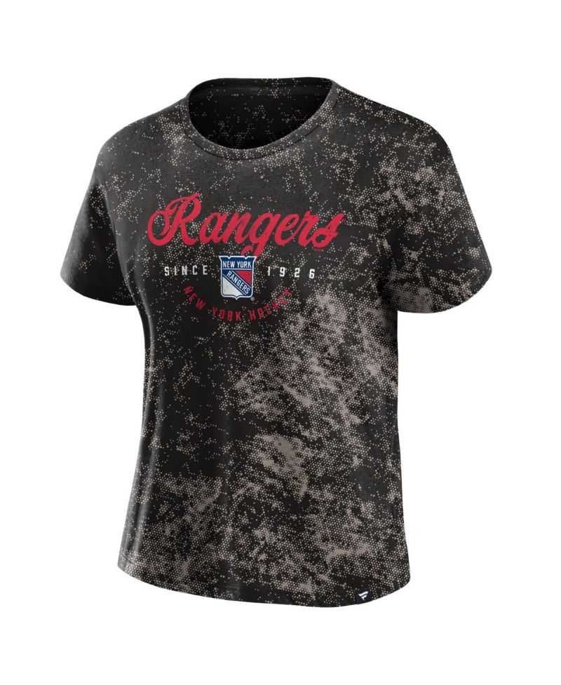 Women's Black New York Rangers Breakaway T-Shirt
