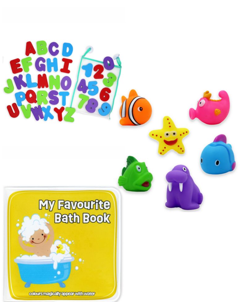 Baby Boys or Baby Girls Bath Toy Collection, 44 Piece Set