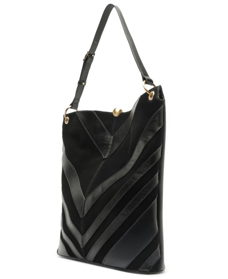 Aurora Large Leather Hobo Handbag