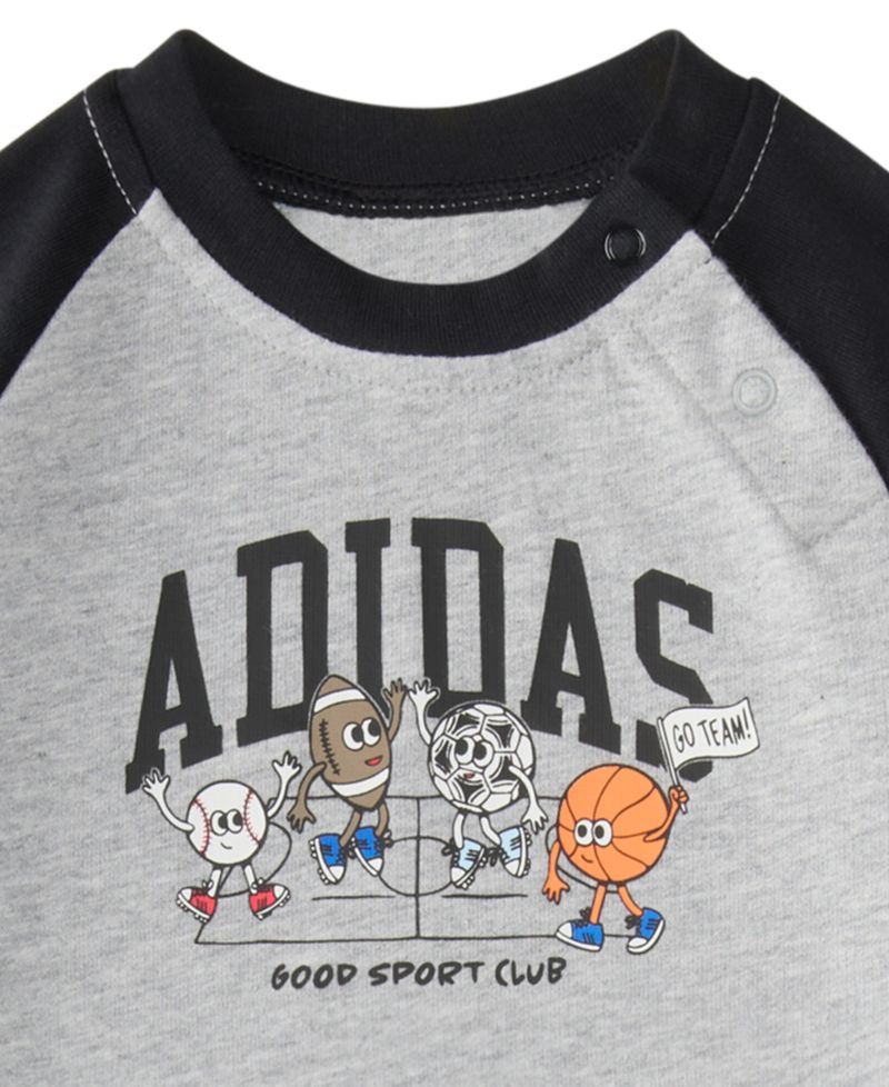 Baby Boys' Color-Block Sport Long-Sleeve Coverall