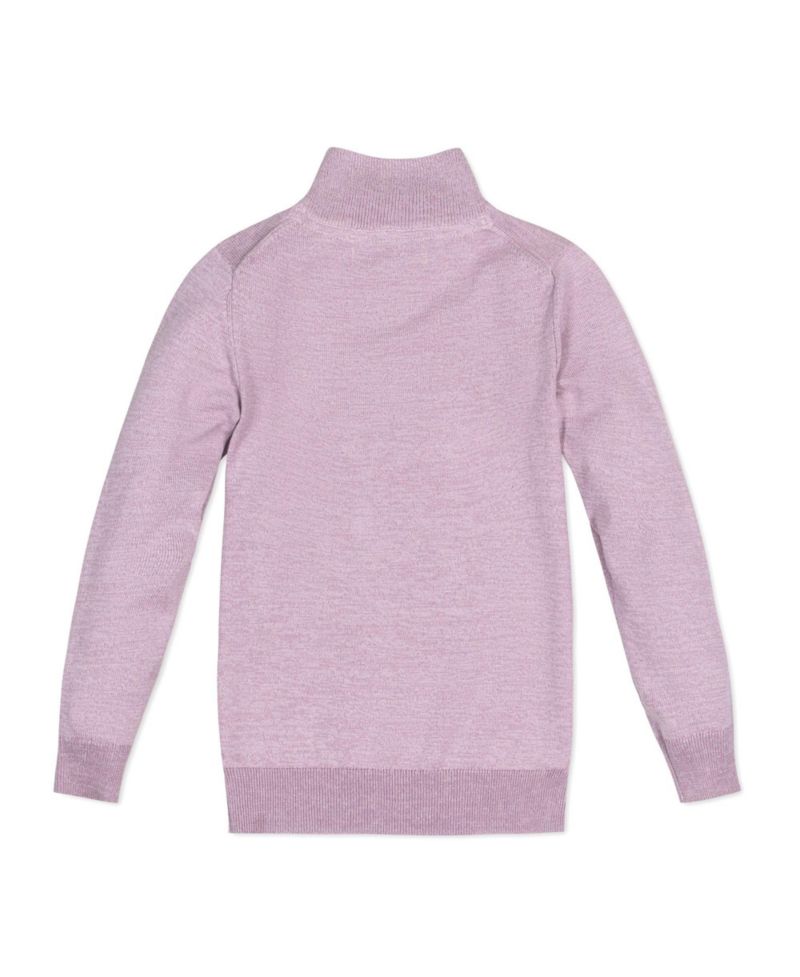 Hope and Henry Boys' Organic Long Sleeve Fine Gauge Half Zip Pullover Sweater