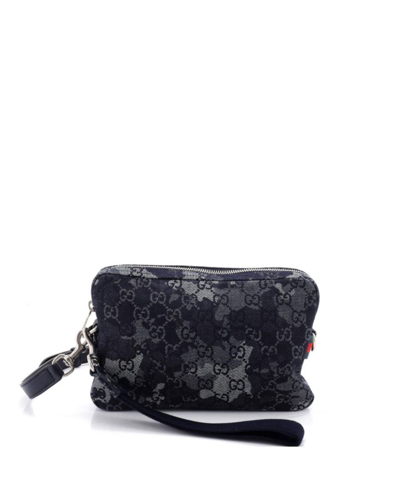 GG Denim Convertible Crossbody Bag