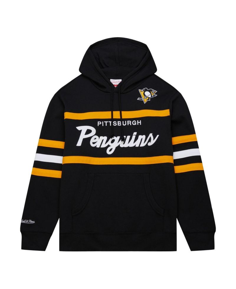 Men's Black Pittsburgh Penguins Head Coach Pullover Hoodie