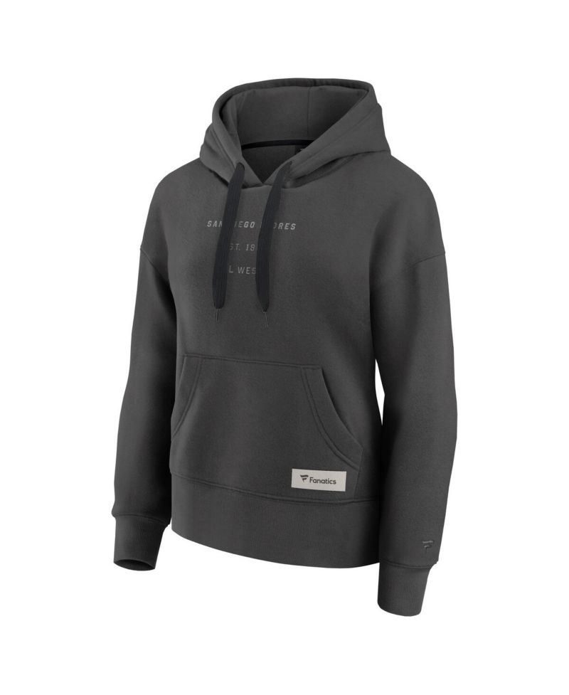 Women's Charcoal San Diego Padres Elements Future Ground Subtle Tonal Pullover Hoodie