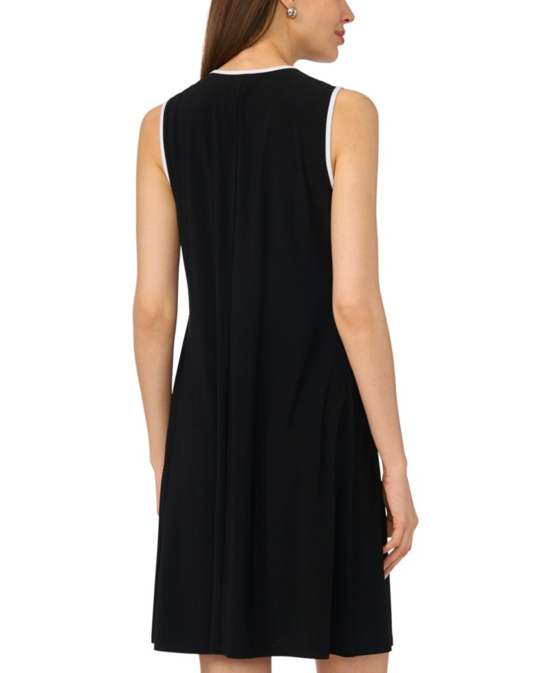 Women's Crewneck Knee-Length Dress