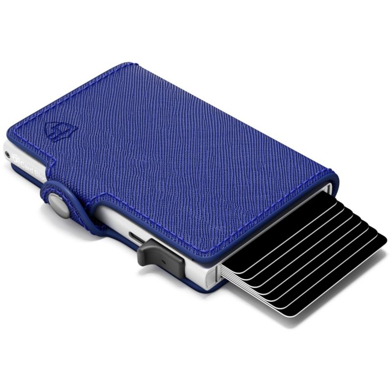 RFID Pop Up Wallet for Women - Slim Minimalist Credit Card Holder (4-6 Card Capacity) - Aluminum Metal Case