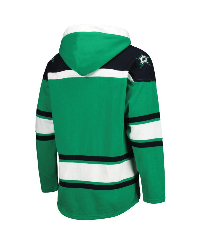 Men's Kelly Green Dallas Stars Superior Lacer Hoodie
