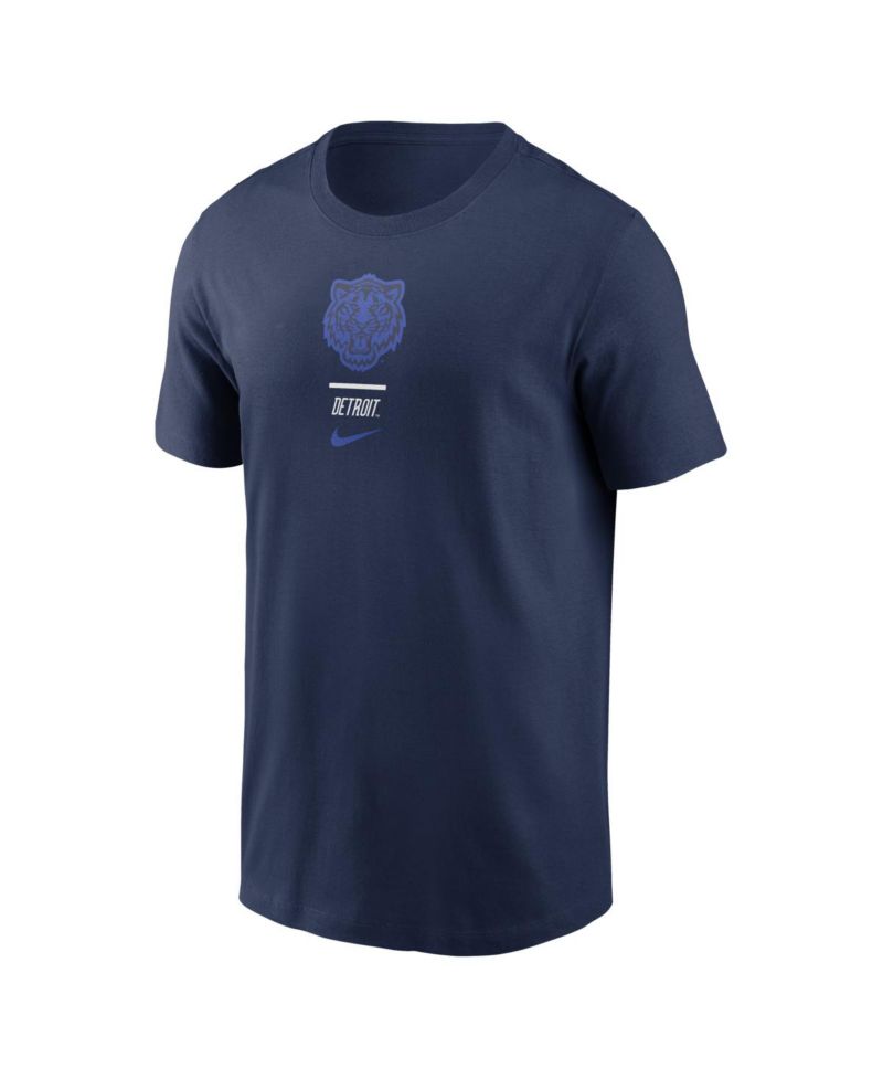 Men's Navy Detroit Tigers City Connect 2-Hit T-Shirt