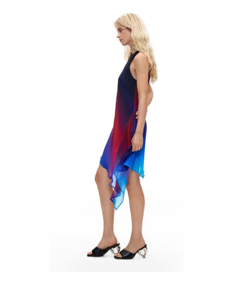 Women's Asymmetric tulle dress