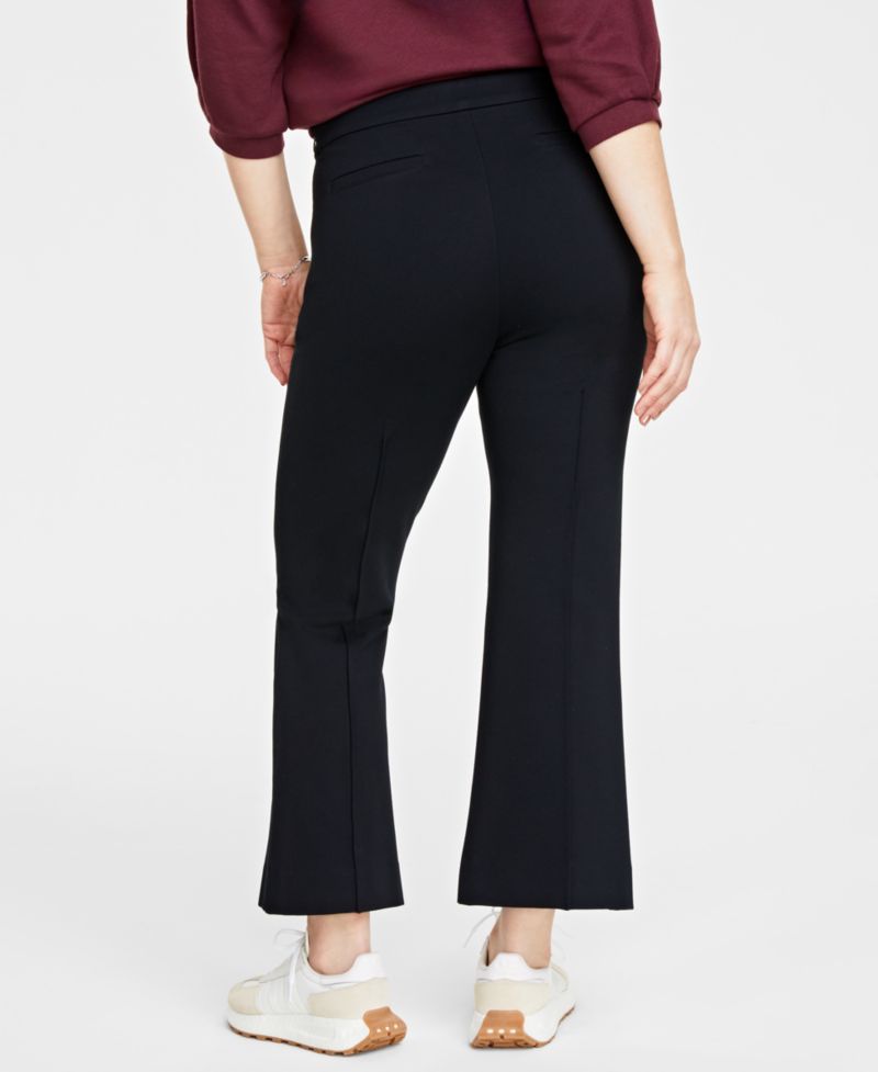 Women's Ponte Kick-Flare Ankle Pants, Regular and Short Lengths