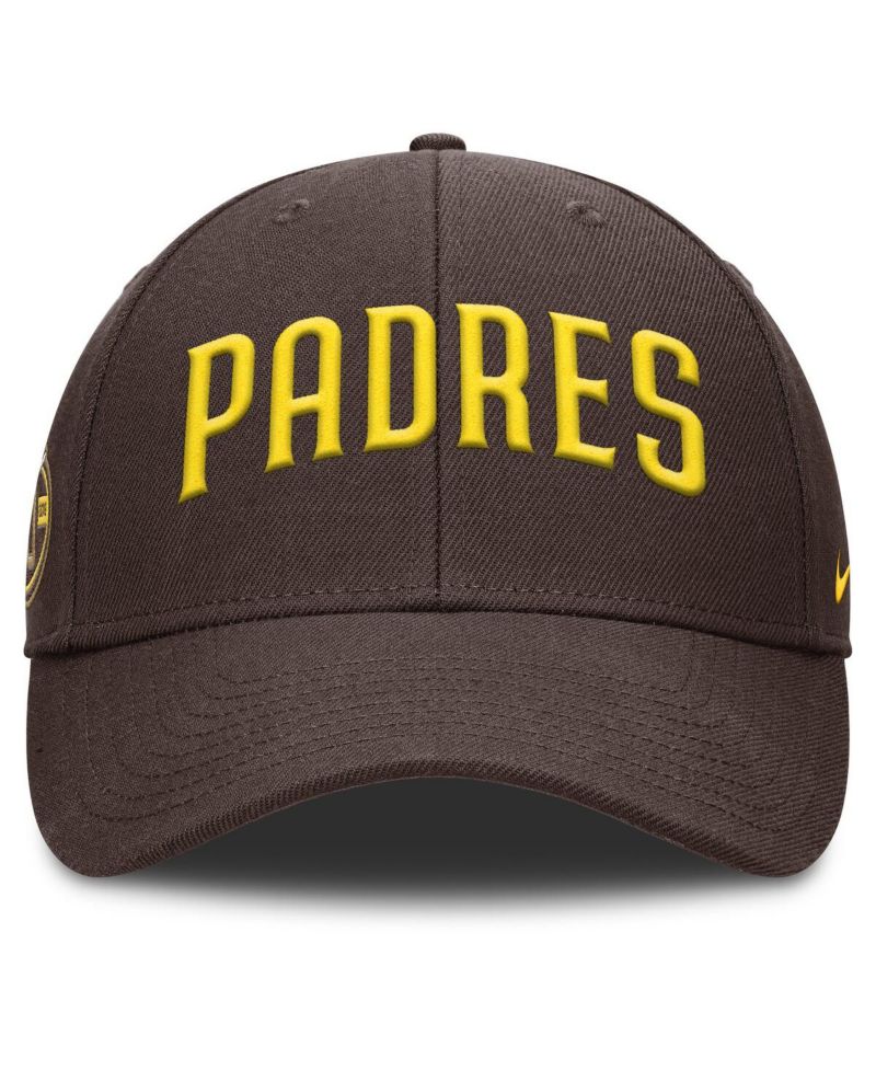 Men's Brown San Diego Padres Rise Gaberdine Adjustable Hat