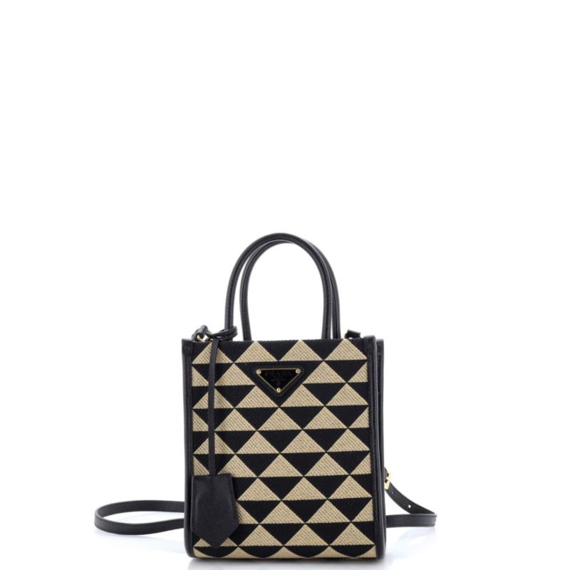 Mini Symbole Shopper Tote Jacquard