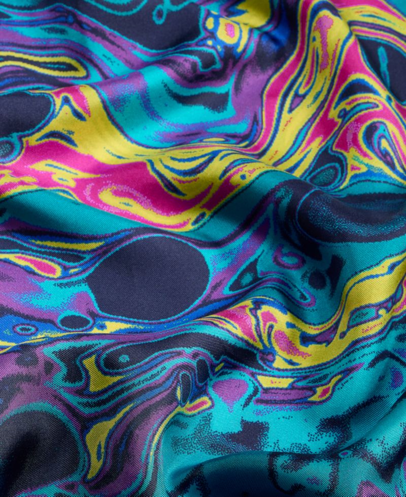 Women's Silk Printed Square Scarf