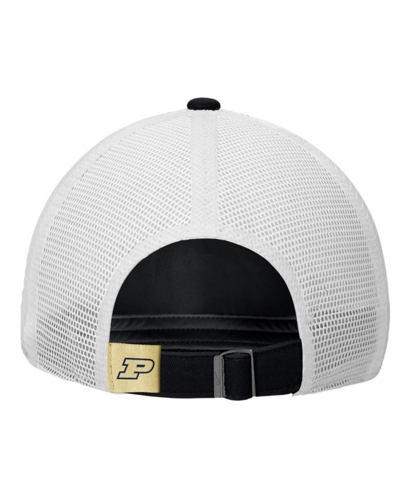 Men's Black Purdue Boilermakers On-Field Club Adjustable Trucker Hat