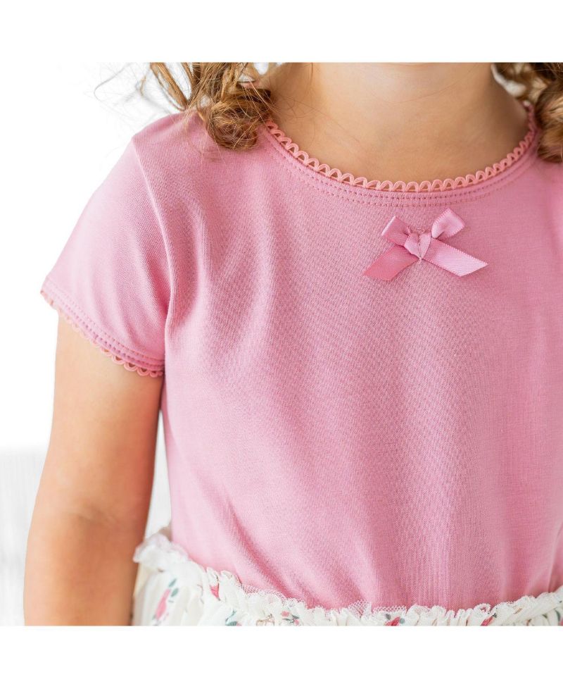 Girl's (5-8) Coquette Short Sleeve Tutu Dress