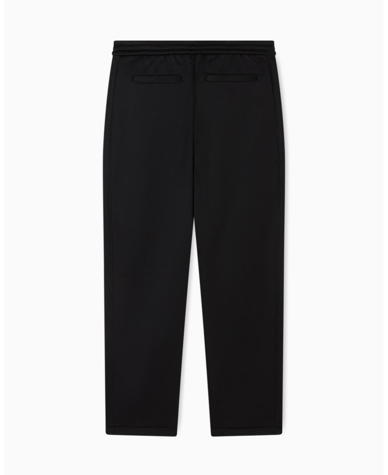 Men's Black and Gold Sweatpants