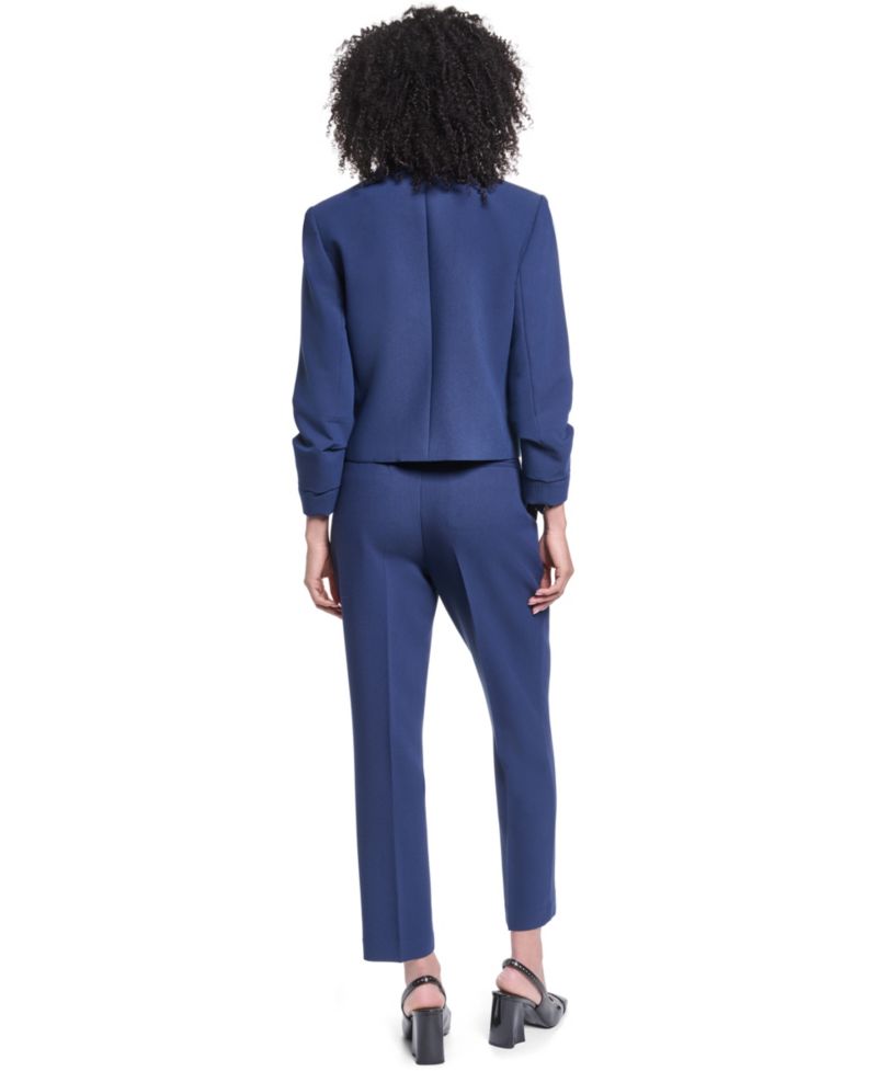 Women's Cropped Two-Button Blazer