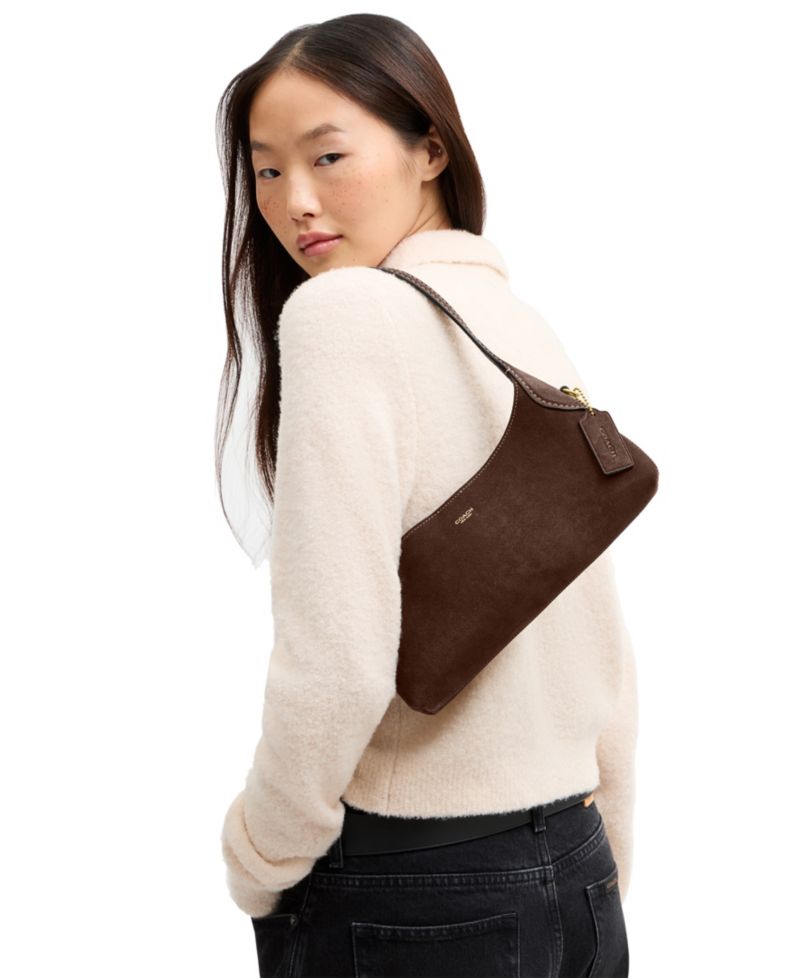 Brooklyn Small Suede Shoulder Bag 26