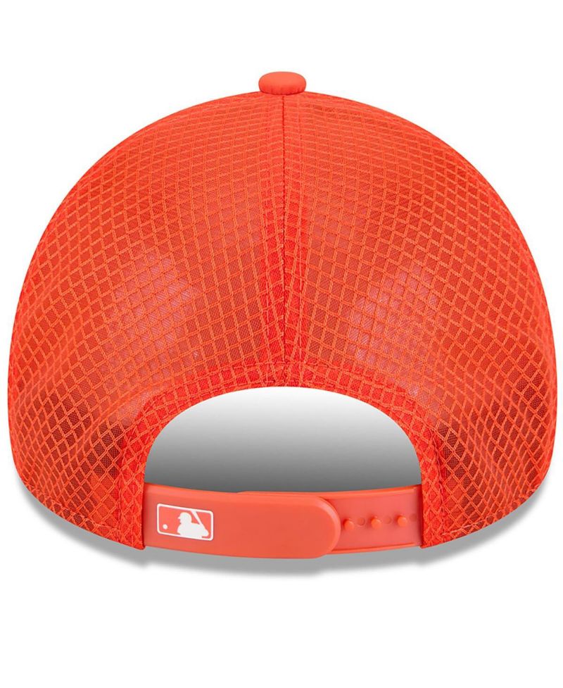Men's Orange Baltimore Orioles 2026 Batting Practice Alternate Apex 9FORTY Adjustable Hat