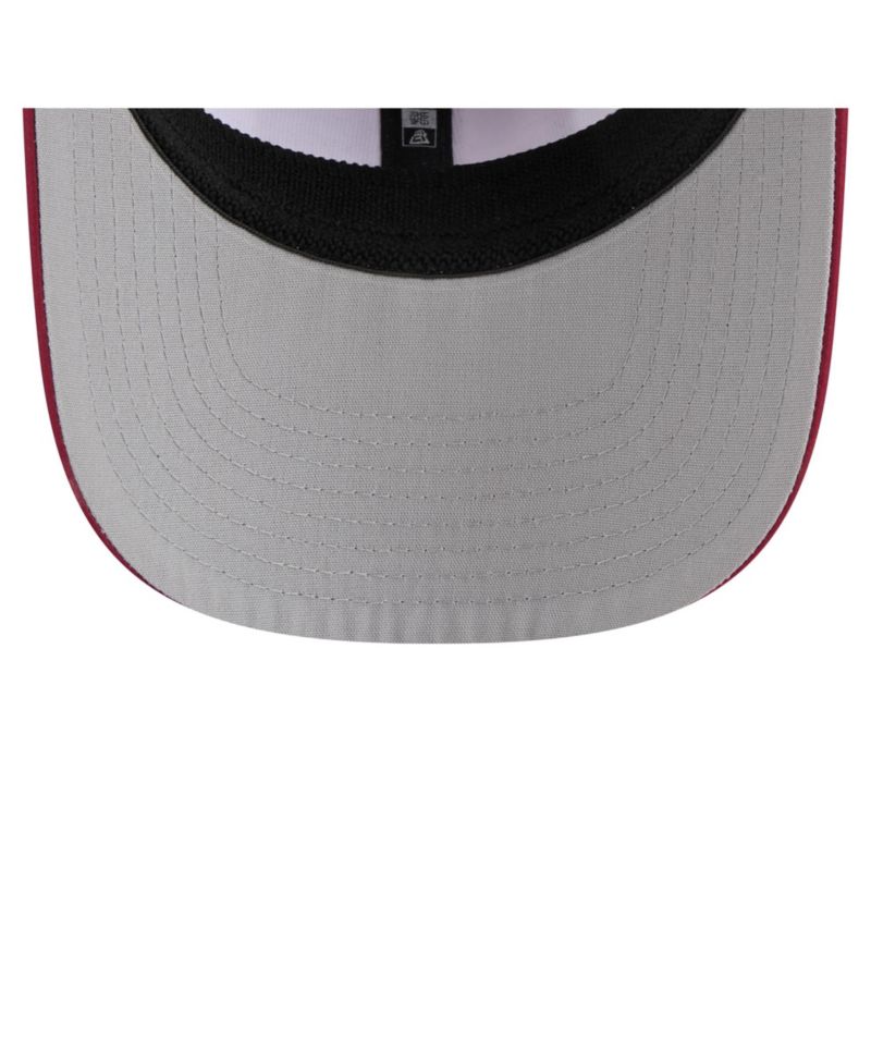 Men's White/Garnet Florida State Seminoles Perforated Patched 9SEVENTY Adjustable Hat