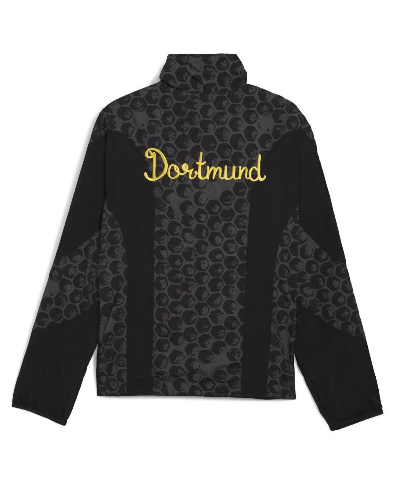 x Kid Super Men's Black Borussia Dortmund 2025 FIFA Club World Cup Reversible Full-Zip Jacket