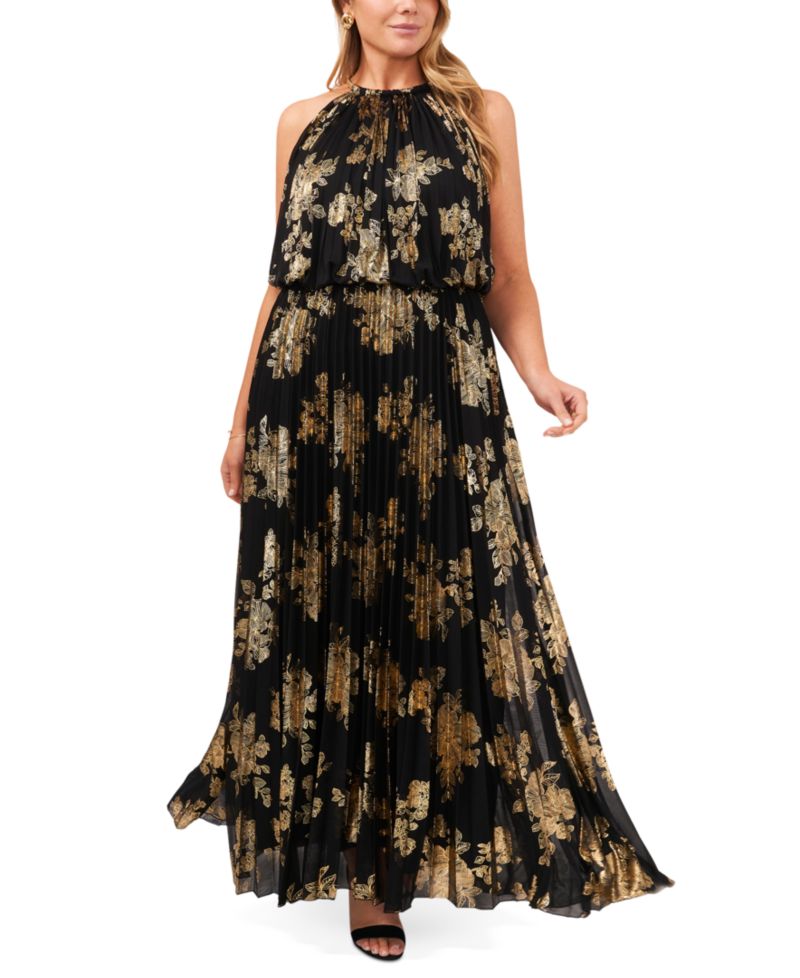 Plus Size Floral-Print Dress