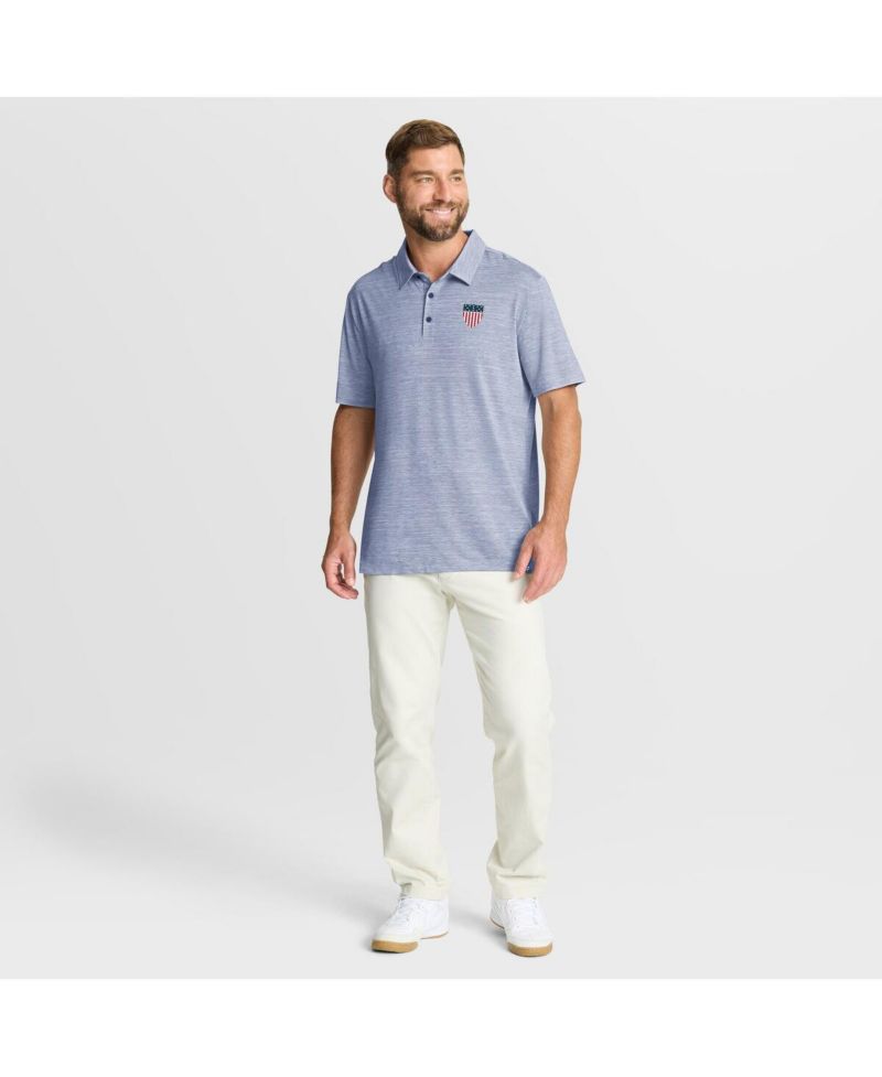 Men's Navy Team USA Clutch Polo Shirt