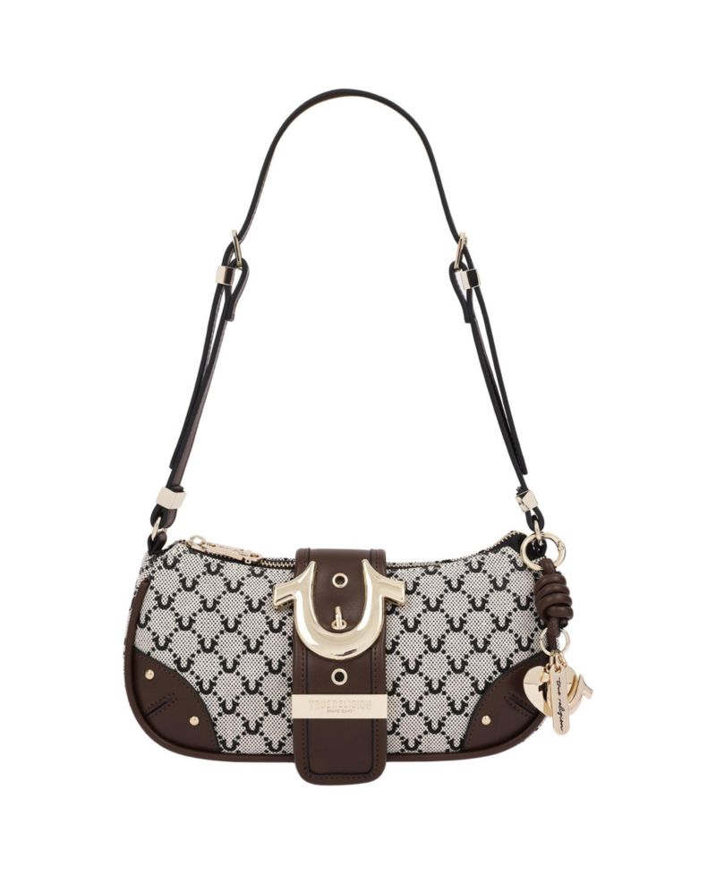 Multi-Strap Denim Shoulder Bag