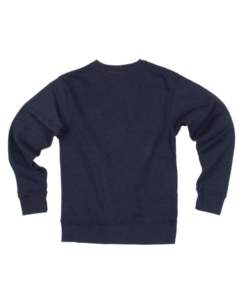Big Boys and Girls Navy Chicago Bears Reversible Fleece Sweatshirt