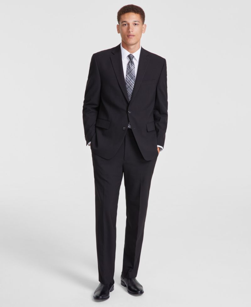 Men's Modern-Fit Solid 2-Piece Suit