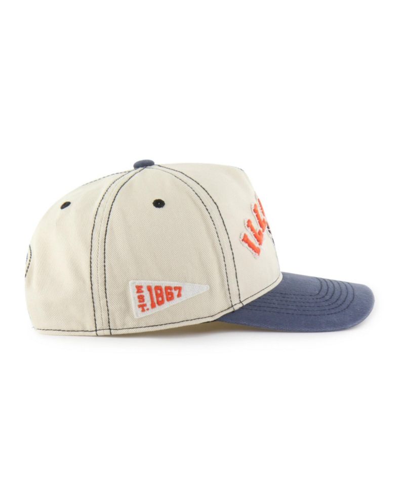 Men's and Women's '47 Tan/Navy Illinois Fighting Illini Well-Worn Calderwood Hitch Adjustable Hat