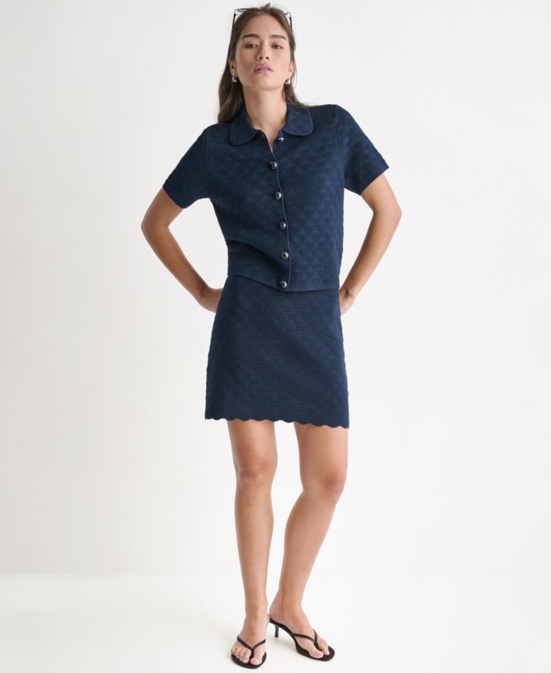 Women's Collared Button-Front Jacket
