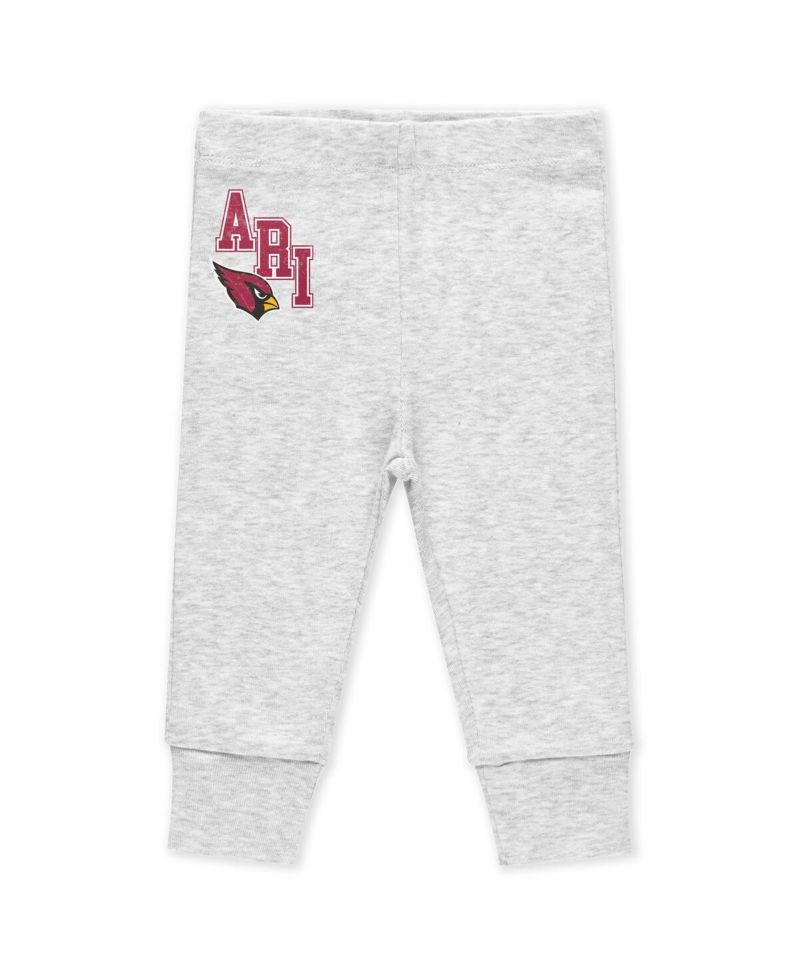 Baby Boys and Girls 2-Piece Arizona Cardinals Turn Me Around Bodysuits and Pants Set