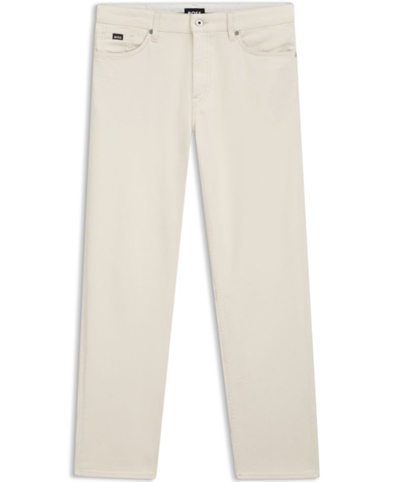 Men's Straight-Fit Cotton-Cashmere Blend Jeans