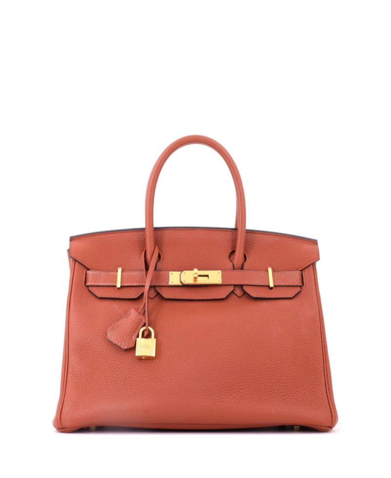 Birkin 30 Handbag Brown Togo with Gold Hardware