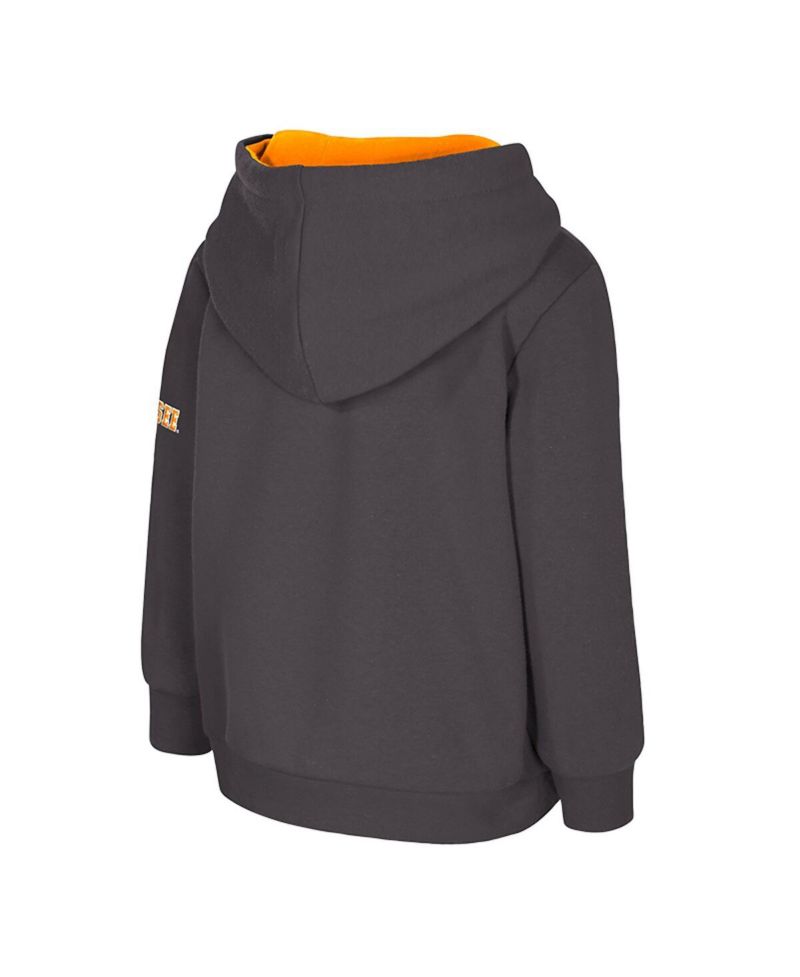 Toddler Charcoal Tennessee Volunteers Big Logo Volume Fleece Pullover Hoodie