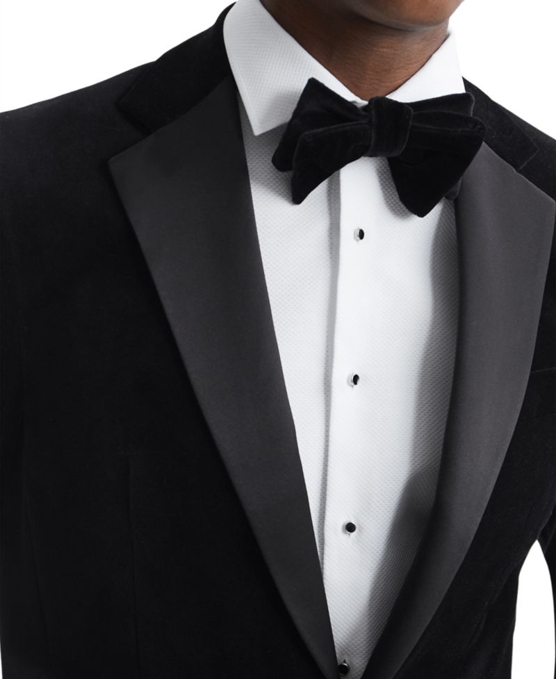 Men's Ace Tailored-Fit Single-Breasted Velvet Blazer
