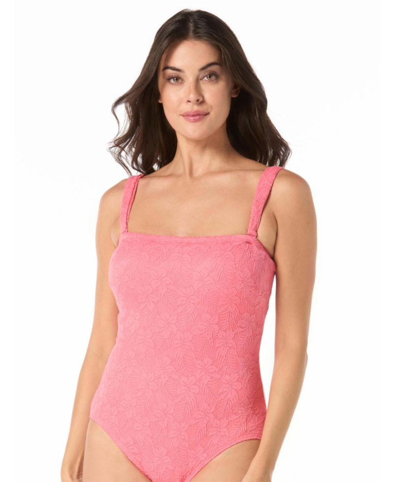 Women's Contours Galena Bandeau Neck One-Piece Swimsuit