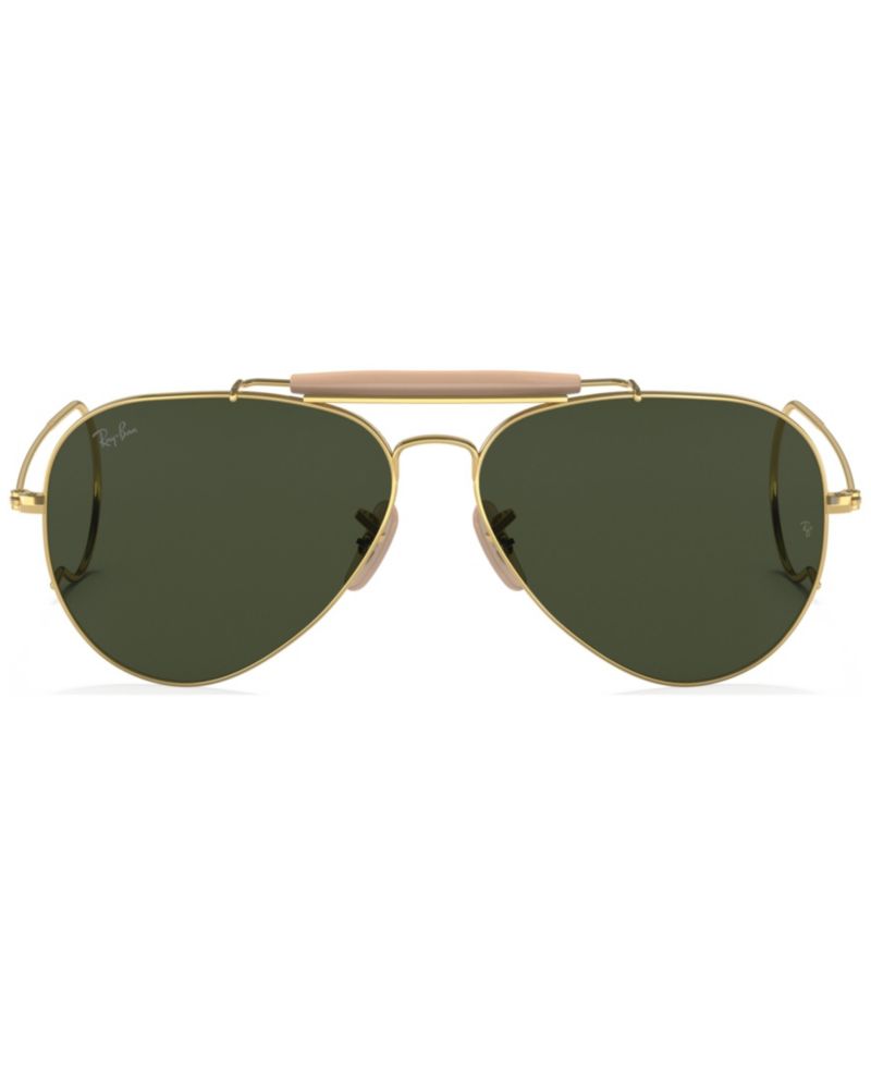 Unisex Outdoorsman Aviation Collection Sunglasses, RB303058-X 58