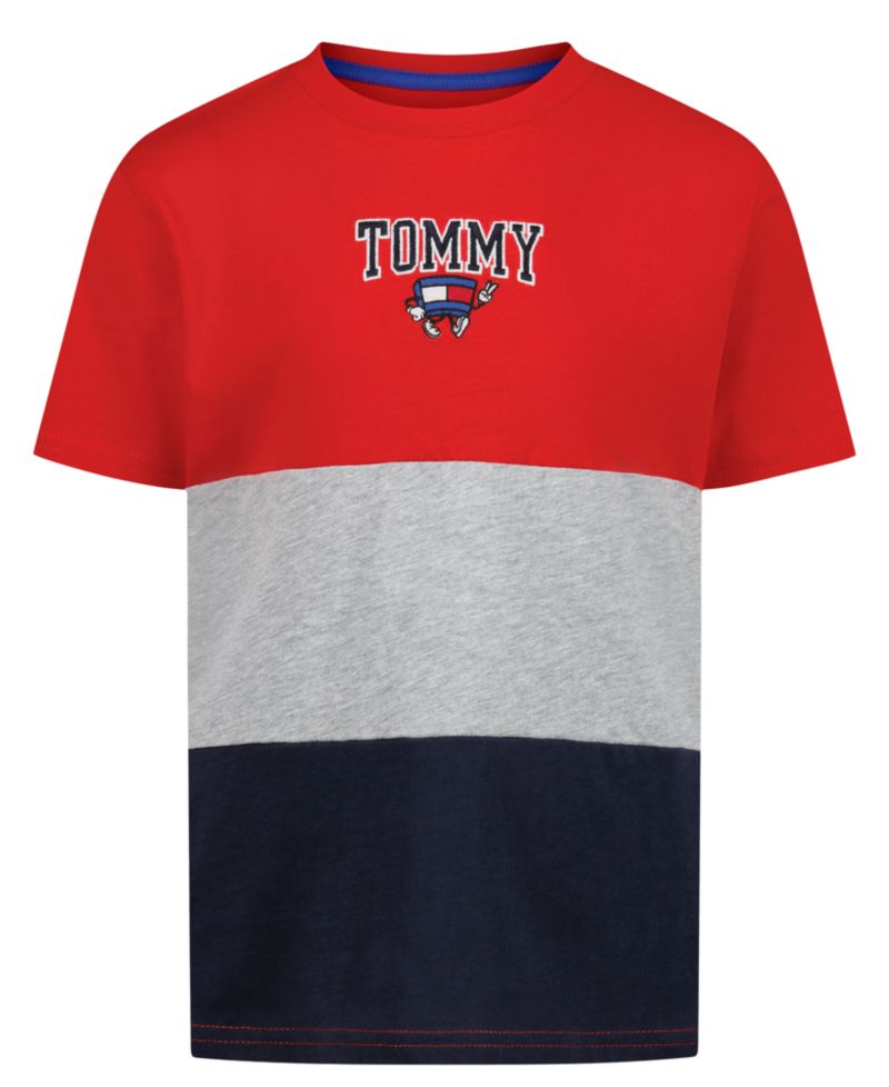 Boys' 2T-7 Mascot Color-Blocked Short-Sleeve T-Shirt