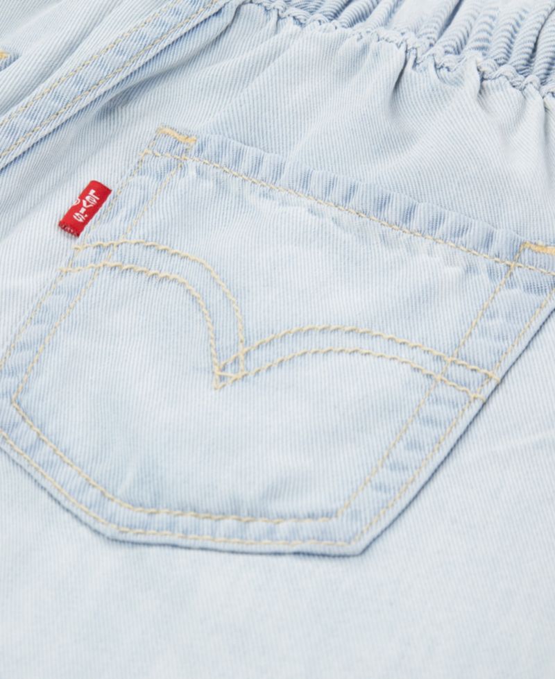 Girls' 7-16 Denim Parachute Shorts