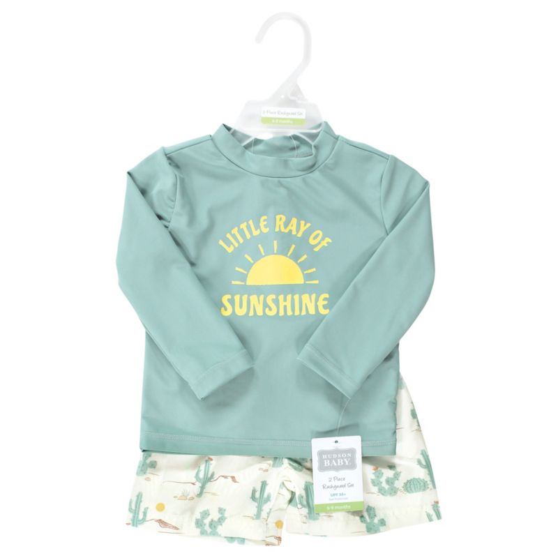 Swim Rashguard Set, Desert Cactus