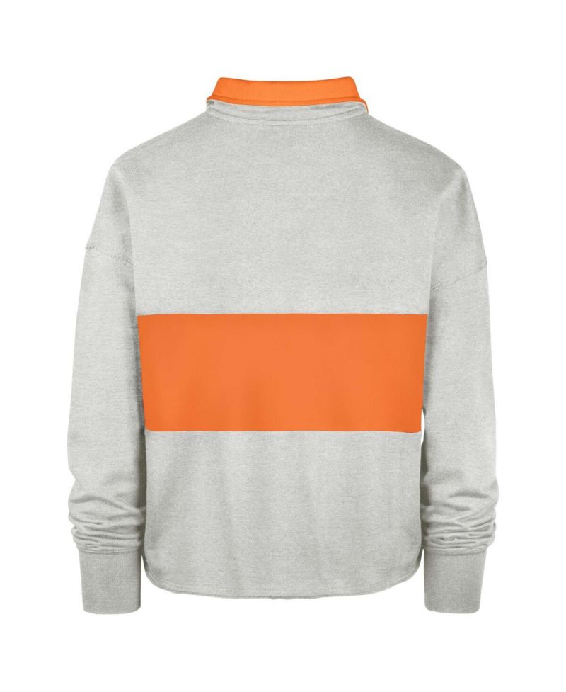 Women's Heather Gray Phoenix Suns Breakthrough Remi Quarter-Zip Jacket