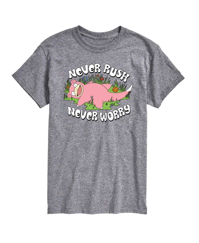 Men's Pokemon Never Rushed Graphic T-Shirt