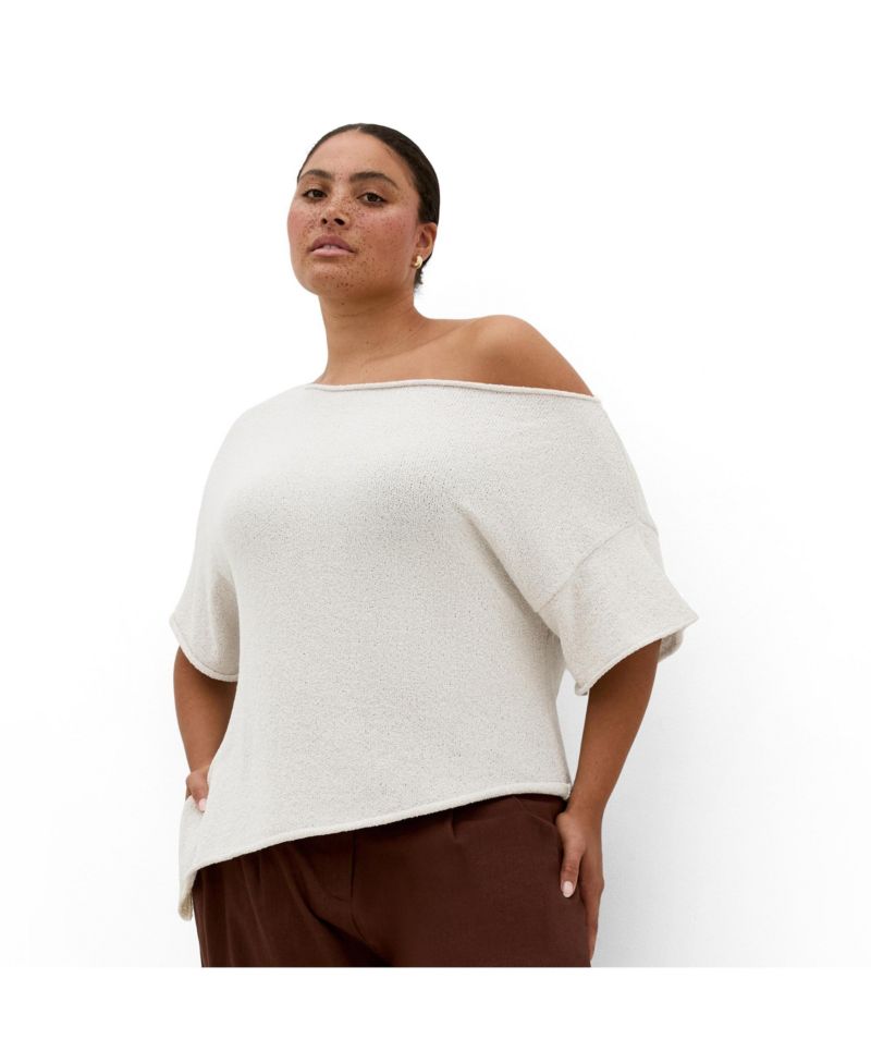Women's One Shoulder Knit Top