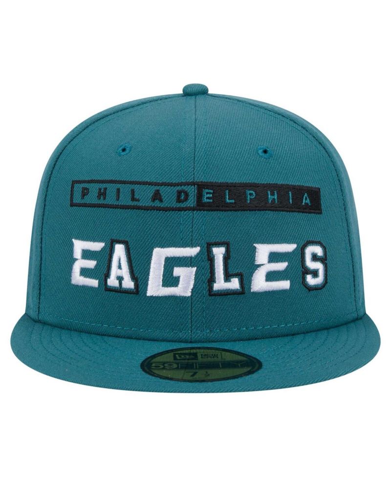 Men's Midnight Green Philadelphia Eagles Ransom 59FIFTY Fitted Hat