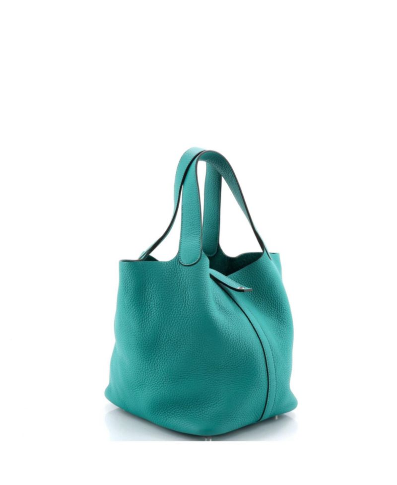 Pre-Owned HERMES Pre-Owned Hermes MM Picotin Lock Bag Clemence