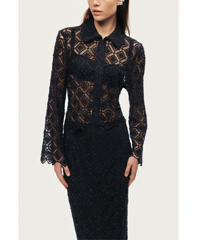 Women's Lace Sheer Jacket