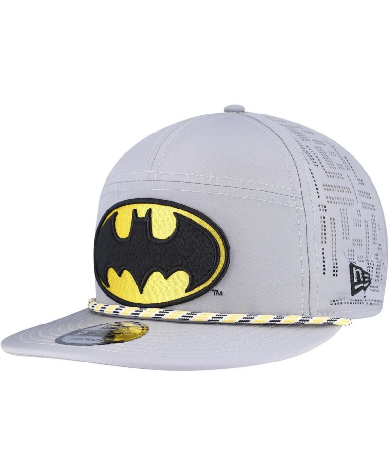 Men's Gray Batman Rope Trucker 9FIFTY Adjustable Hat